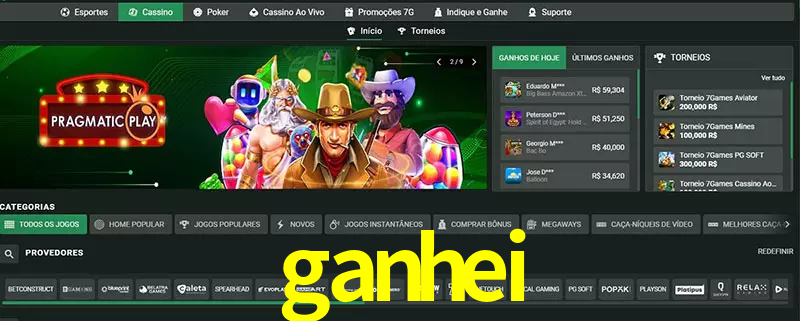 cassino ganhei